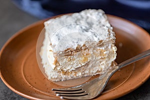 CremÃâ¢nit sitting on top of a plate photo